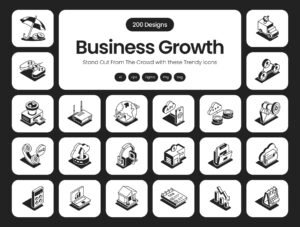 Business Growth Icons