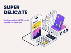 Business Isometric Illustration set