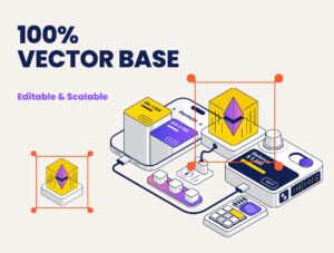 Business Isometric Illustration set