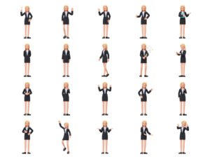 Business Woman 3D Character