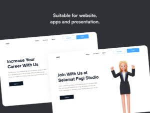 Business Woman 3D Character