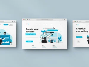 Business and Marketing illustrations set