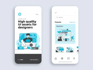 Business and Marketing illustrations set