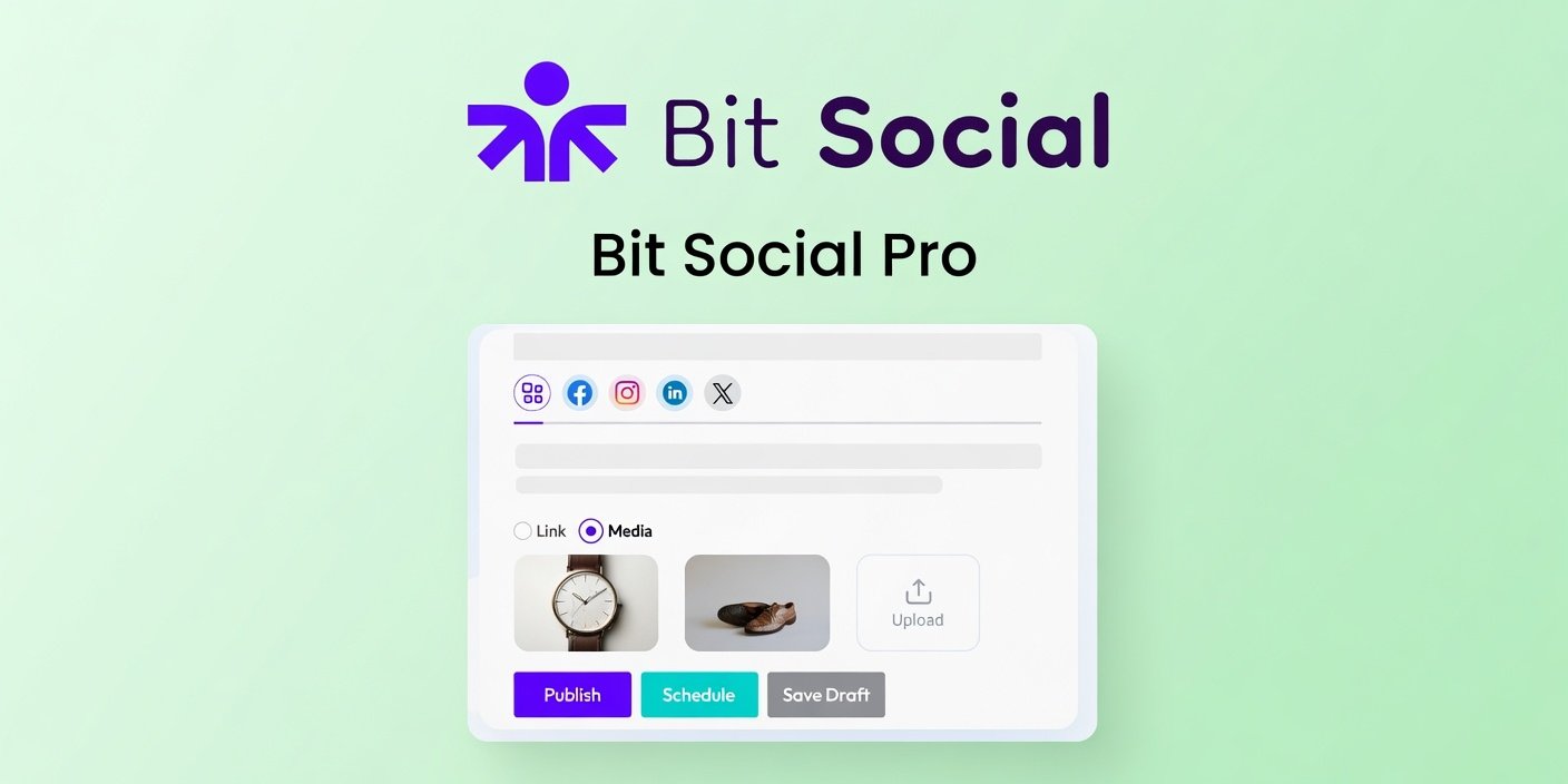 Bit Social Pro – WordPress Social Media Automation, Scheduler & Auto Poster Plugin