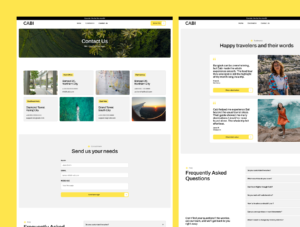 CABI - Travel Agency Framer Template