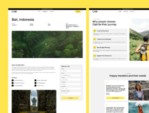 CABI - Travel Agency Framer Template