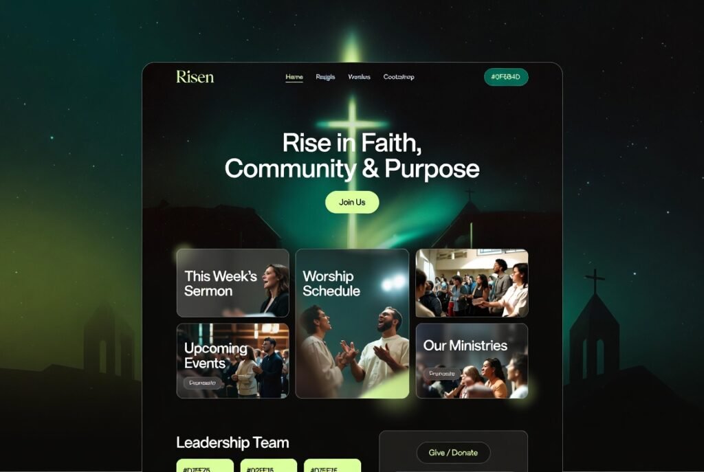 Risen Church WordPress Theme 1.1.3 – Ministry, Sermons, Events & Religious Organization Website