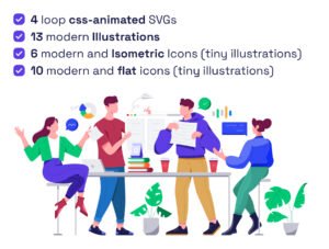 CRM & Office SVG package