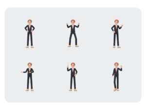 Career Man 3D Character