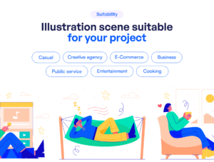Casually - Casual & Daily Activities Illustration Set