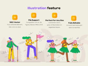 Celebration And Travel Illustration