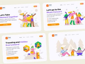 Celebration And Travel Illustration