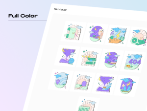 Celestial States – Magical Empty State UI Illustrations