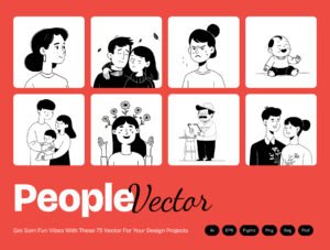 Characters & Conversations Vector Collection