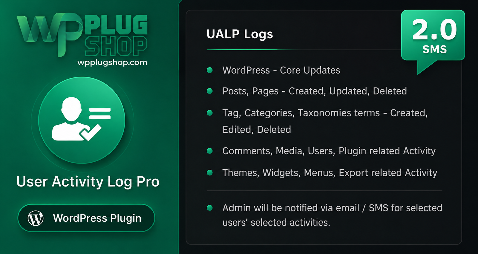 User Activity Log Pro for WordPress – Advanced Activity Log, Audit Trail & User Tracking Plugin