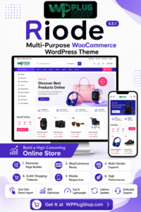 Riode Conversion Optimized Store Design