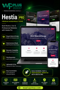 Hestia Pro – Premium Multipurpose WordPress Theme for Business, Agency & WooCommerce Websites