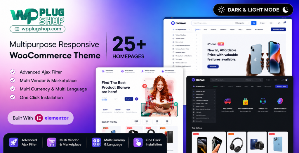 Blonwe: Premium Multipurpose WooCommerce Theme for Modern E-commerce