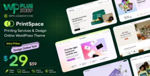 PrintSpace Theme - Printing Services & Design Online WooCommerce WordPress Theme