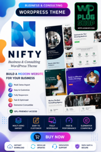 Nifty – Business Consulting & Corporate WordPress Theme