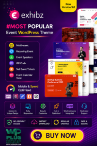 Exhibz – Event & Conference WordPress Theme