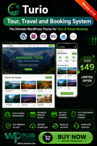 Turio Travel WordPress Theme | Premium Tourism Agency & Tour Booking Solution