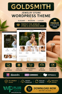 Goldsmith Jewelry WordPress Theme | Premium All-in-One WooCommerce Luxury Boutique Solution