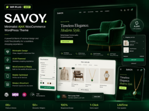 Savoy Minimalist AJAX WooCommerce WordPress Theme  Why this title works