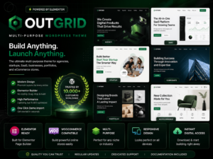 Outgrid Multi-Purpose Elementor WordPress Theme