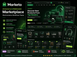 Marketo – eCommerce & Multivendor Marketplace WooCommerce WordPress Theme