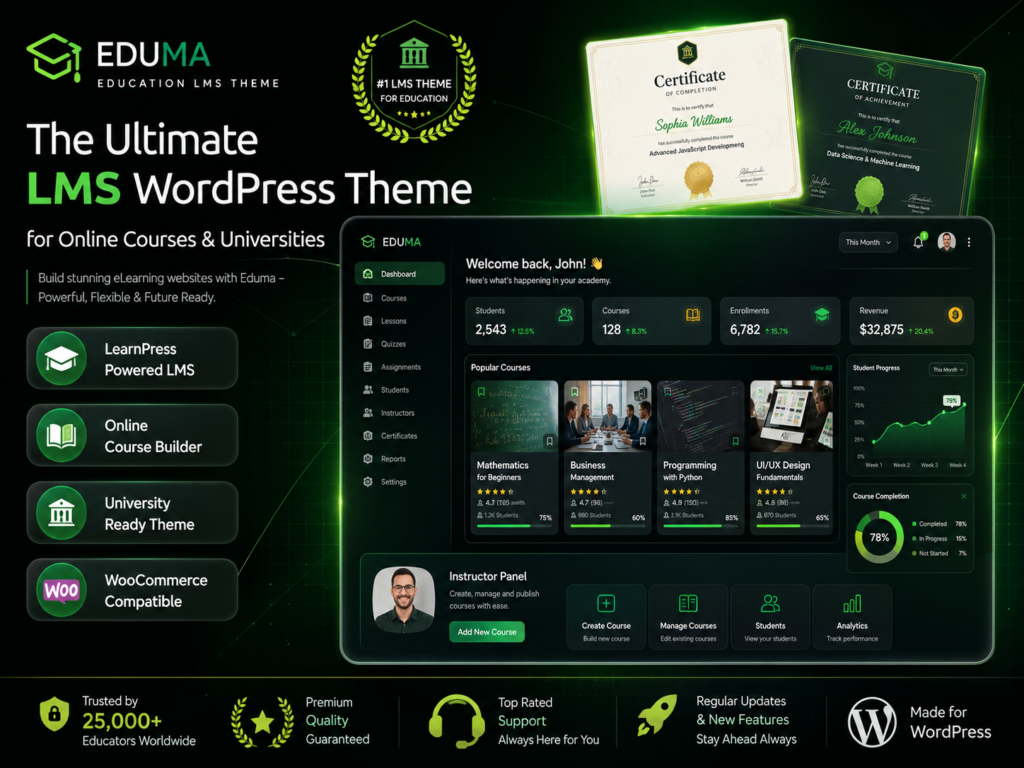 Eduma Education WordPress Theme for LMS & Online Courses
