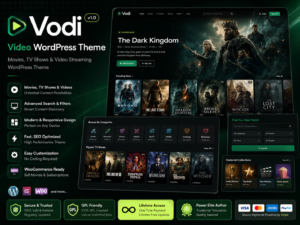 Vodi – Video WordPress Theme for Movies, TV Shows & Streaming Websites