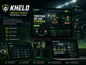 Khelo – Soccer & Sports WordPress Theme