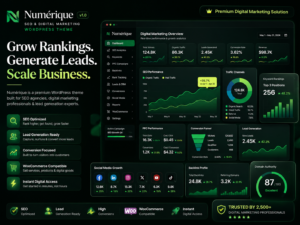 Numérique – SEO Digital Marketing WordPress Theme