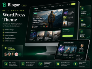 Blogar – Blog Magazine WordPress Theme