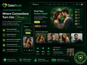 DateBook – Dating WordPress Theme