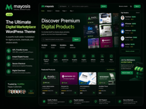 Mayosis Digital Marketplace WordPress Theme – Multi Vendor Digital Downloads Marketplace