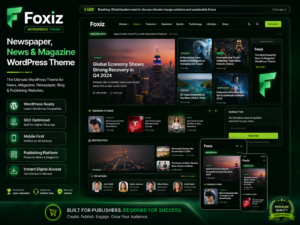 Foxiz WordPress Newspaper, News & Magazine Theme – Professional Publishing & Editorial Website Solution
