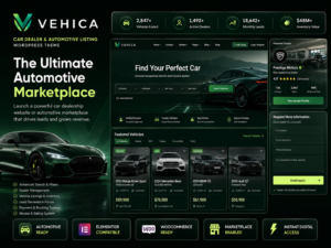 Vehica – Car Dealer & Automotive Listing WordPress Theme