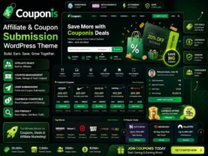 Couponis Affiliate & Coupon Submission WordPress Theme