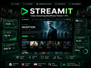 Streamit – Video Streaming WordPress Theme + RTL