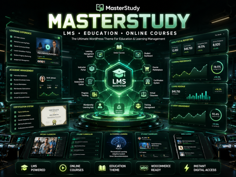 MasterStudy – Education WordPress Theme