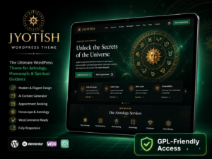 Jyotish | Horoscope and Astrology WordPress Theme with AI Content Generator