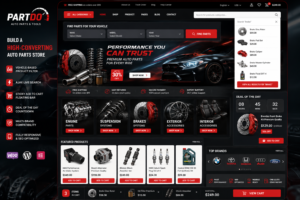 Partdo WooCommerce Theme Auto Parts & Automotive Store WordPress Theme
