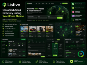 Listivo – Classified Ads & Directory Listing WordPress Theme
