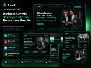 Avante – Business Consulting WordPress Theme