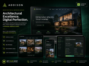 Addison WordPress Theme – Architecture & Interior Design Portfolio Theme