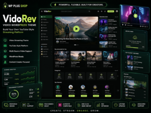 VidoRev Video WordPress Theme – YouTube Style Streaming & Video Sharing Platform