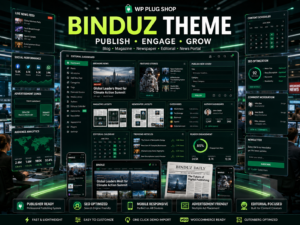 Binduz Theme – Blog Magazine Newspaper Theme