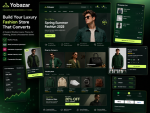 Yobazar Fashion WooCommerce Theme – Elementor Clothing & Boutique Store Builder